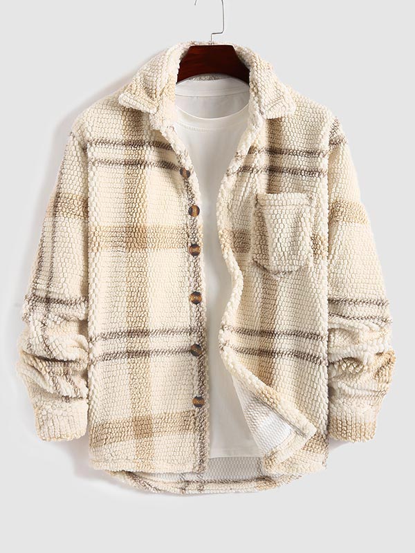 FENMORE — Plaid Fleece Heritage Jacket