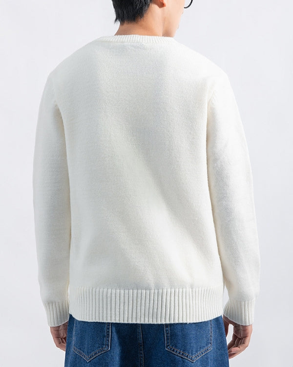 Jackal Wool-Blend V-Neck Sweater