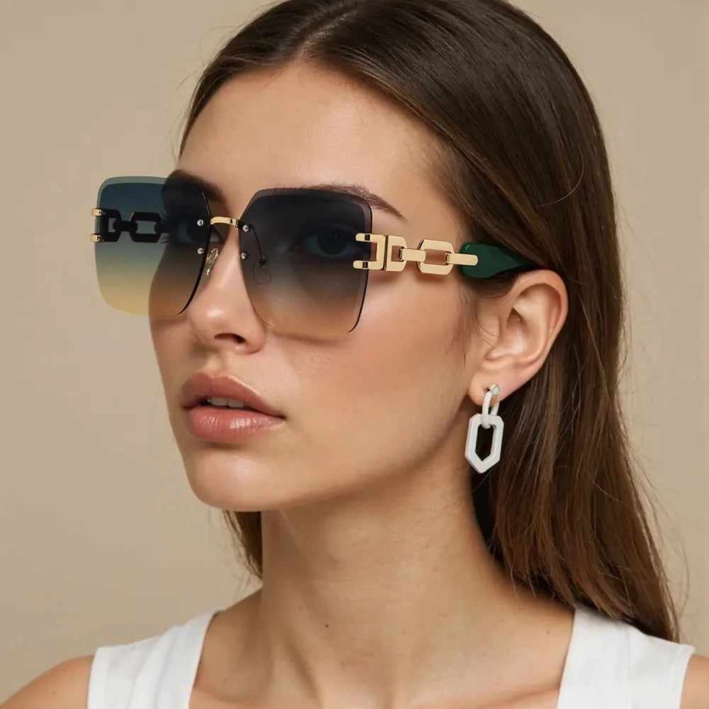 AURÉOLE — Chain Link Sunglasses