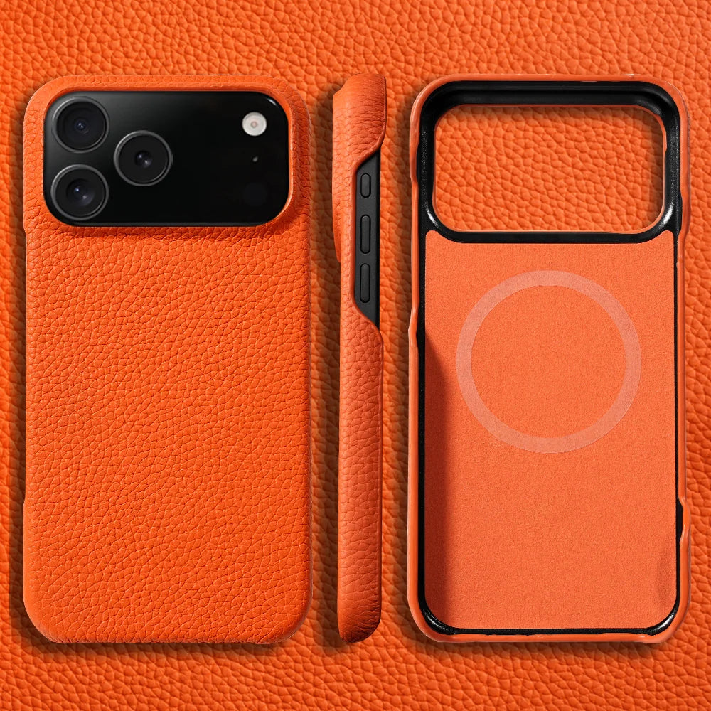 CALIBRA — Leather iPhone 17 Case