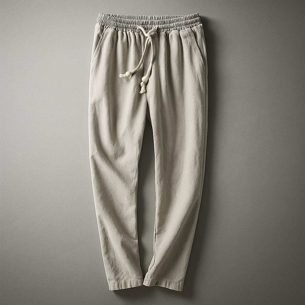 CASSIAN — Cotton Drawstring Trousers
