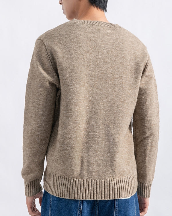Jackal Wool-Blend V-Neck Sweater