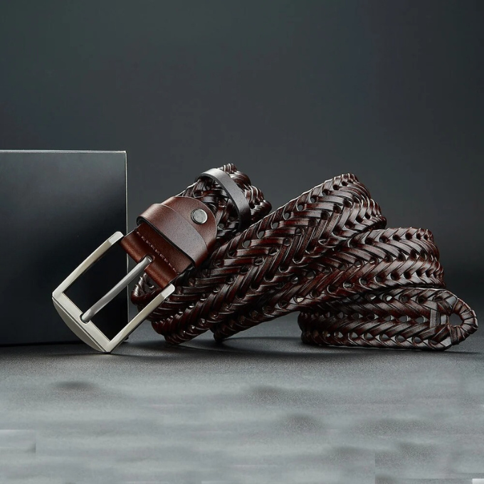 CIRCELLA — Braided Cowhide Belt