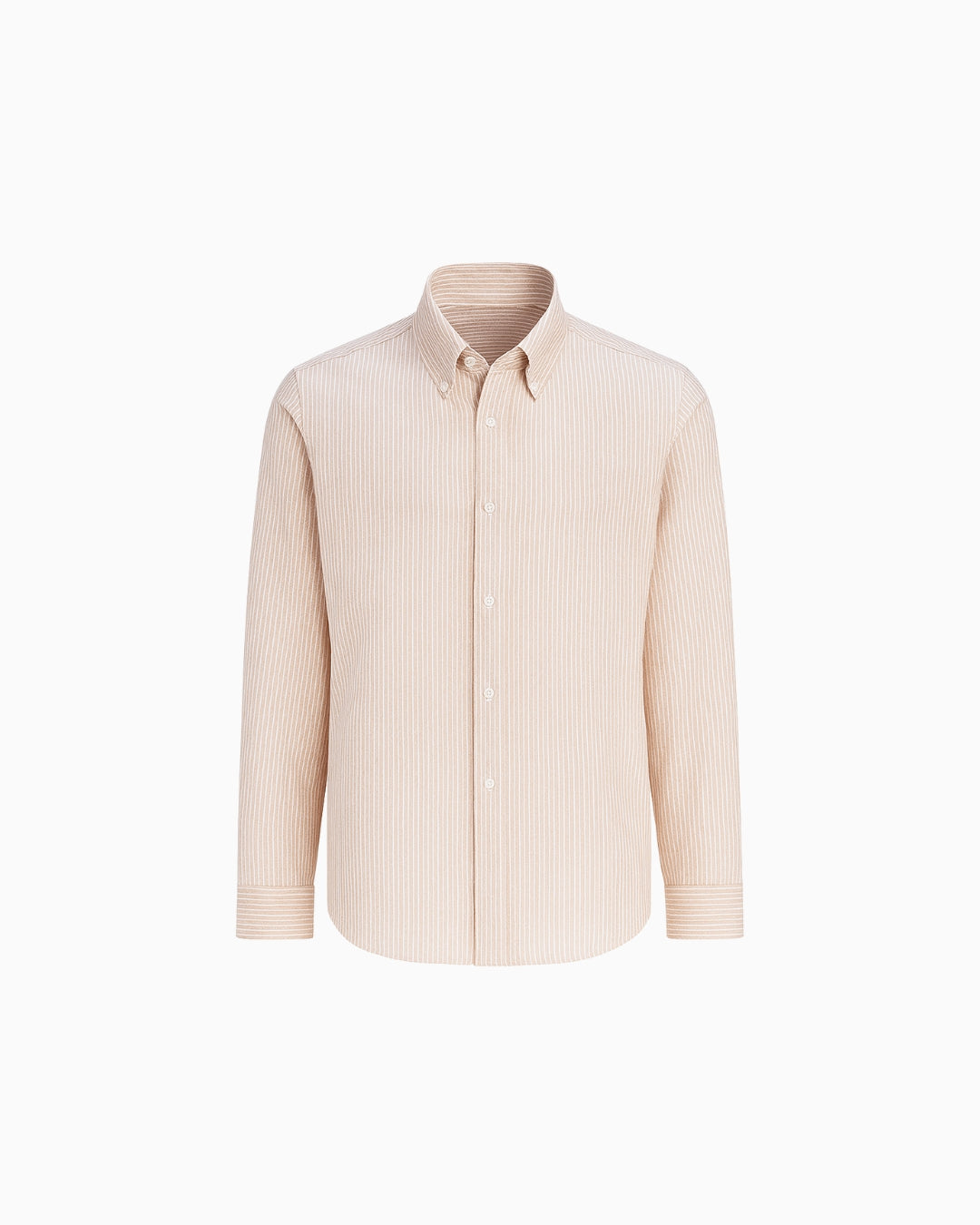 Stripe Oxford Shirt - Sunset Orange