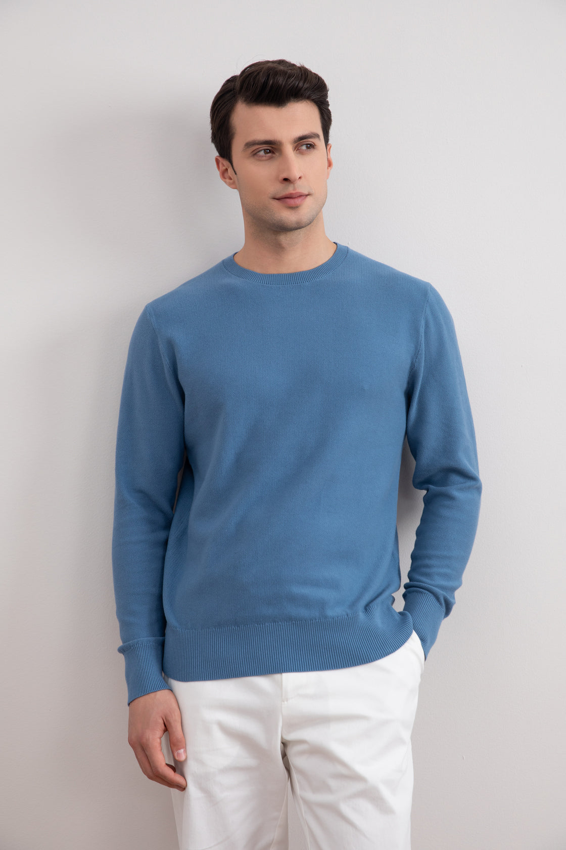 Dusty Blue 18mil Crewneck Sweater