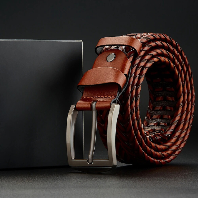 CIRCELLA — Braided Cowhide Belt