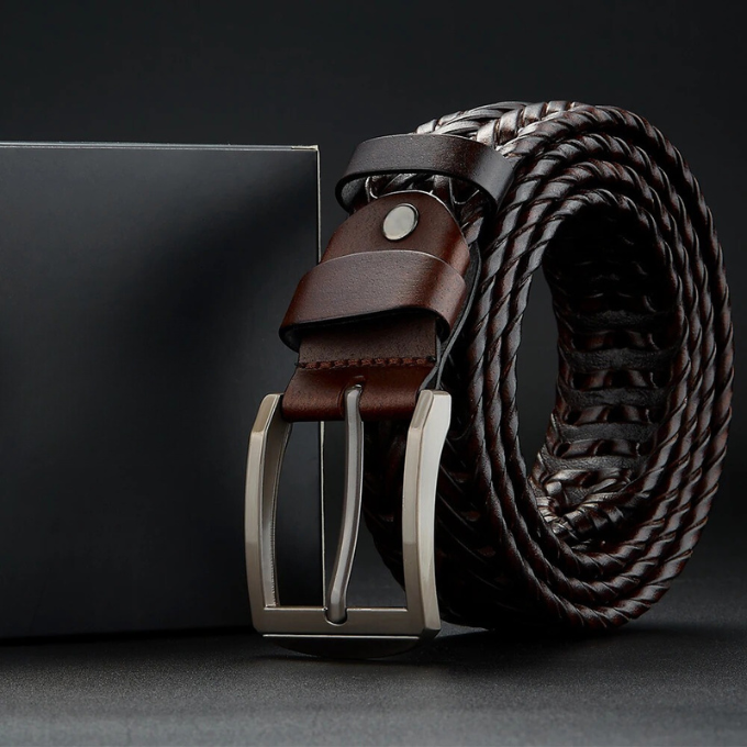 CIRCELLA — Braided Cowhide Belt