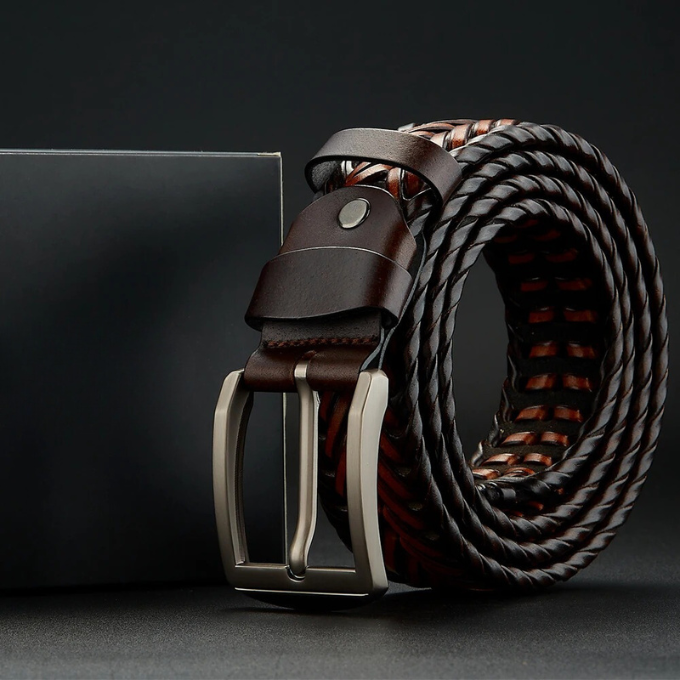 CIRCELLA — Braided Cowhide Belt