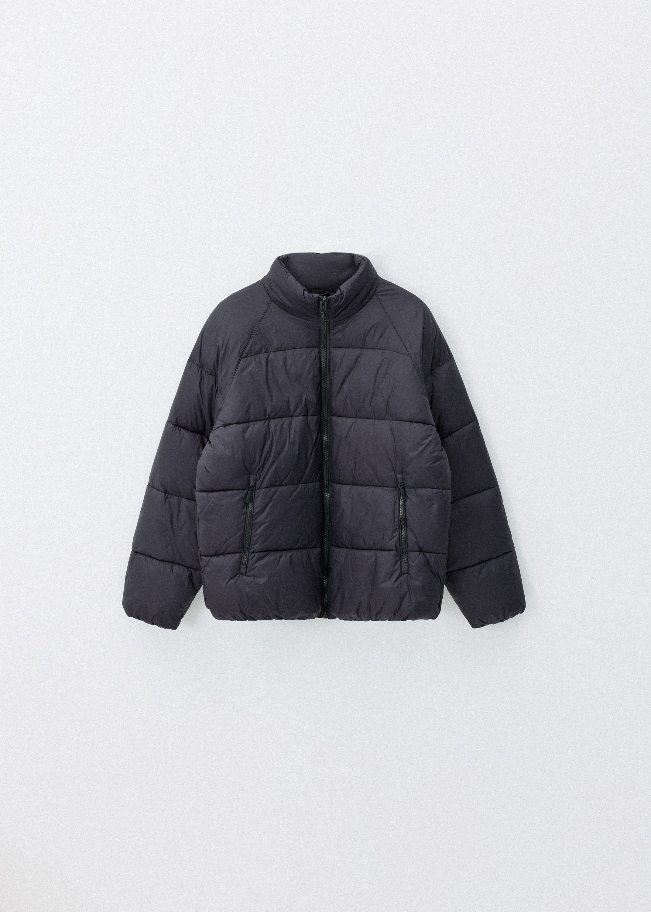 BASIC QUILTED JACKET black