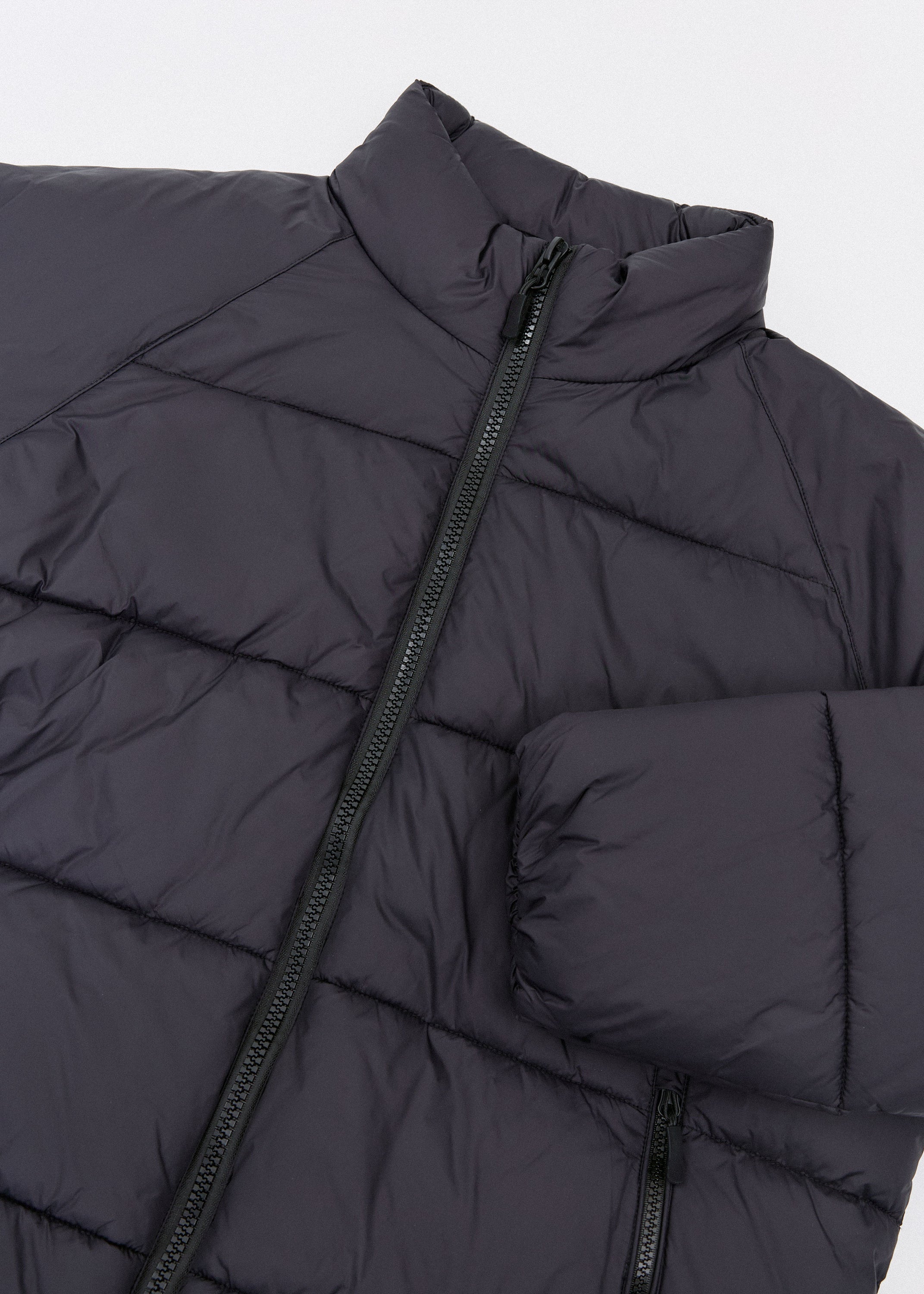 BASIC QUILTED JACKET black