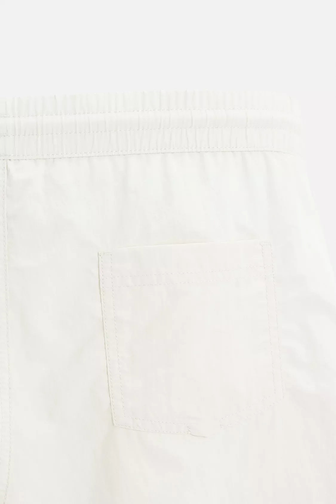 BASIC MID-LENGTH SWIMMING SHORT - WHITE
