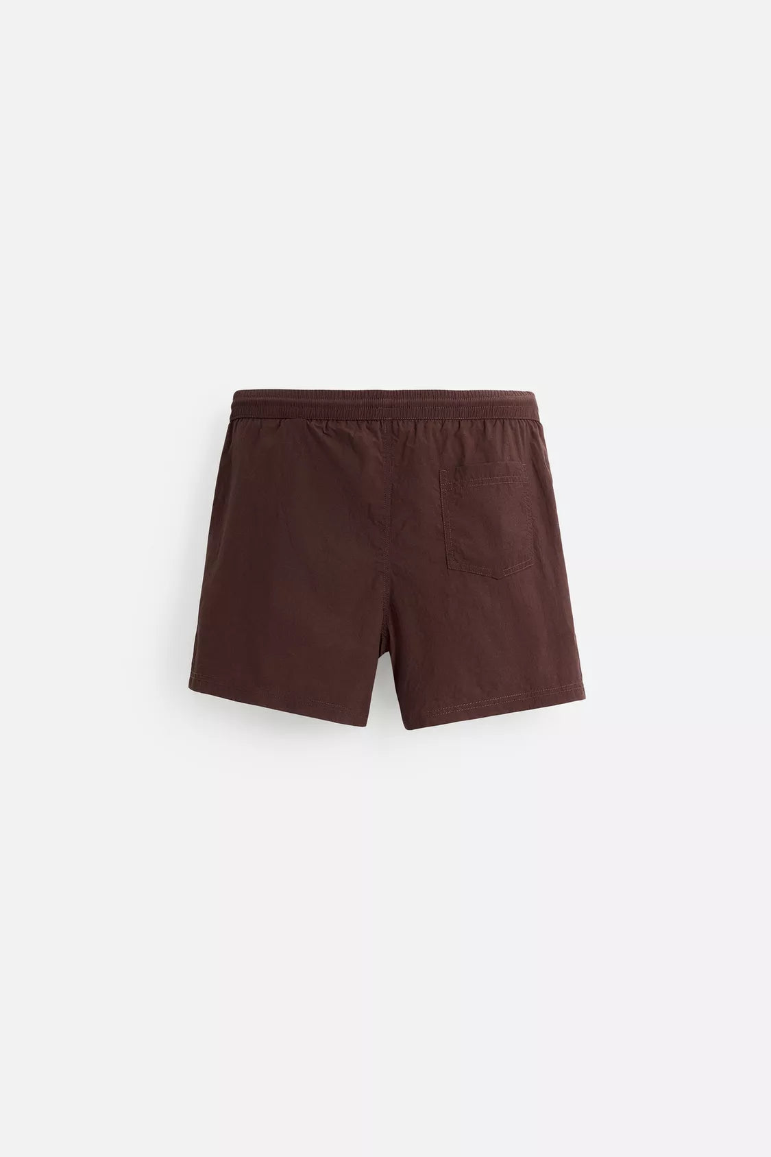 BASIC MID-LENGTH SWIMMING SHORT - CHOCOLATE