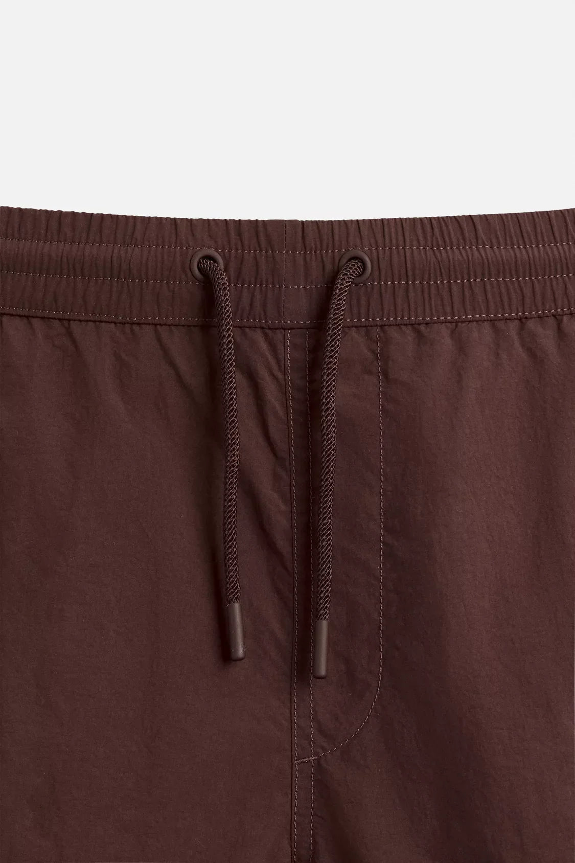BASIC MID-LENGTH SWIMMING SHORT - CHOCOLATE