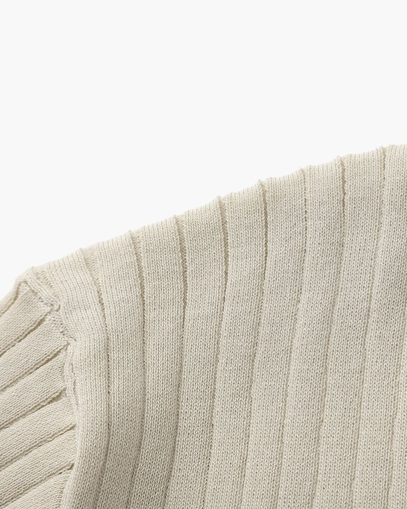 Polo côtelé de qualité supérieure