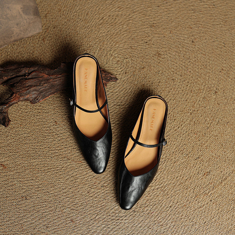 CALIANA — Artisan Leather Mules