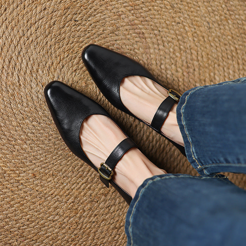 MIRALIA — Genuine Leather Heels