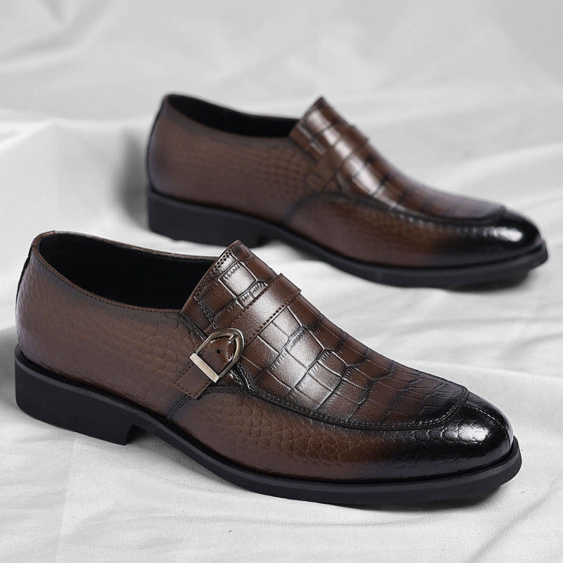 CROQUIS — Crocodile Embossed Loafers