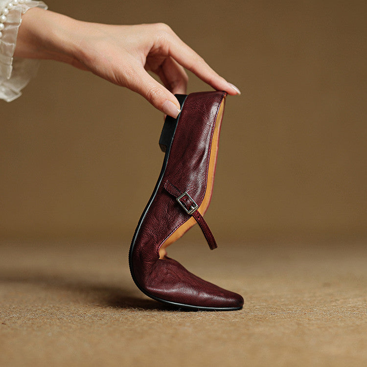 MIRELLE — Genuine Leather Mules