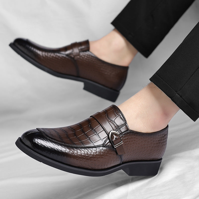 CROQUIS — Crocodile Embossed Loafers