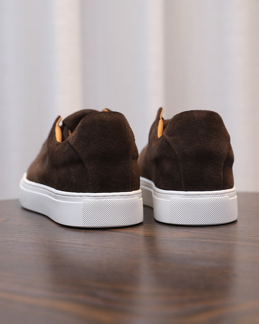 The Softey® Suede Low Sneakers - brown