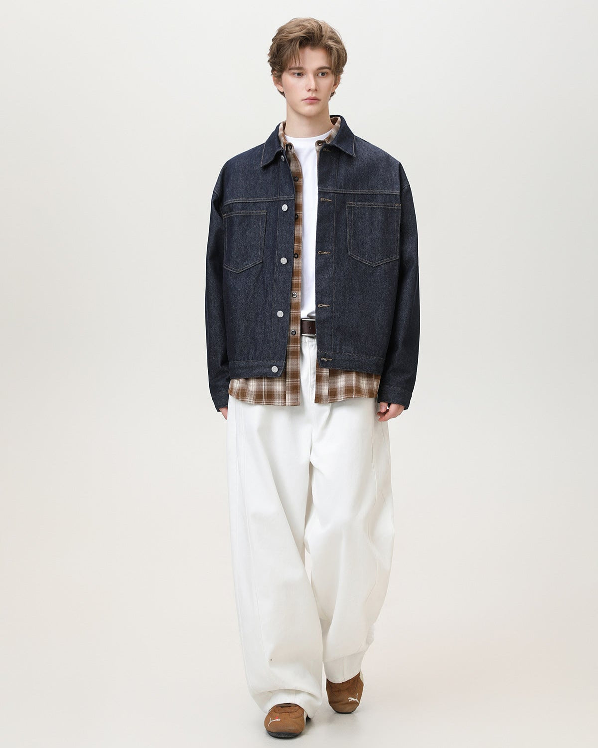 Classic Dyed Denim Overshirt Jacket