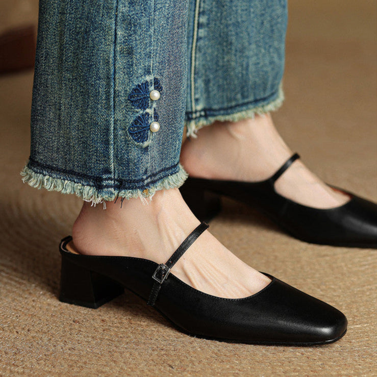 MIRANO — Leather Mules