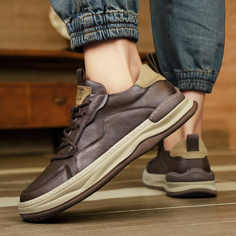 CERVELLO — Italian Leather Sneakers