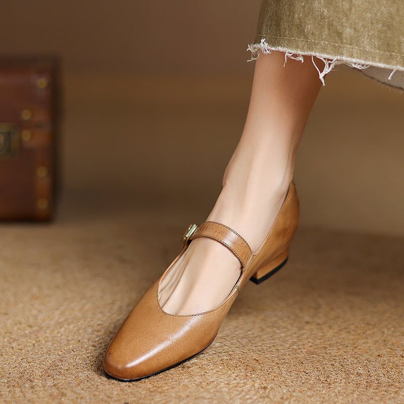 MIRALIA — Genuine Leather Heels