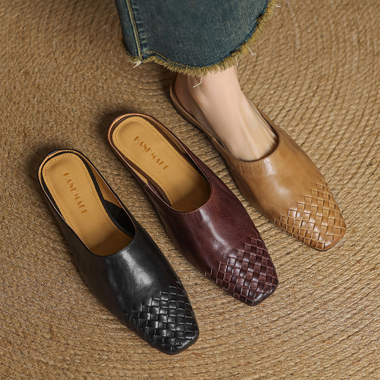 CALIANA — Artisan Woven Mules