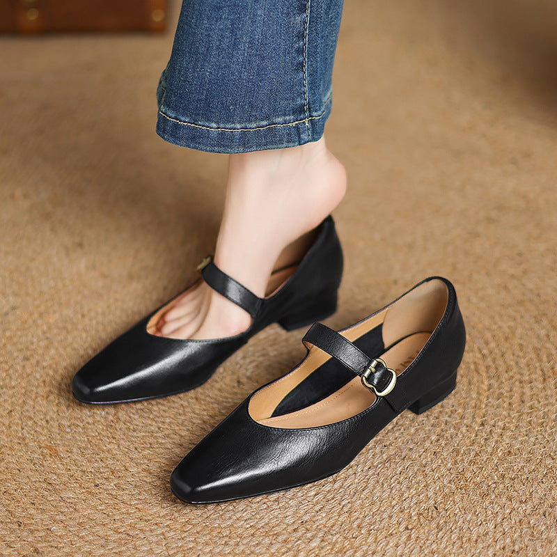 MIRALIA — Genuine Leather Heels