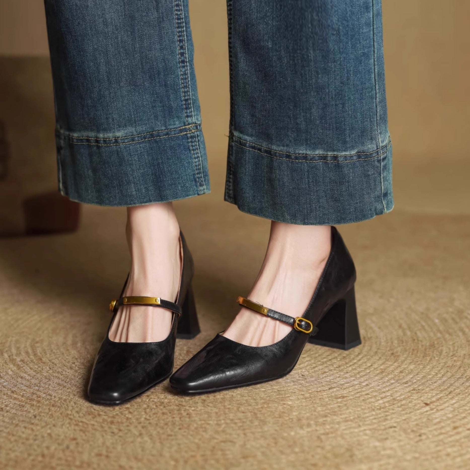 CALIANTE — Square-Toe Heels