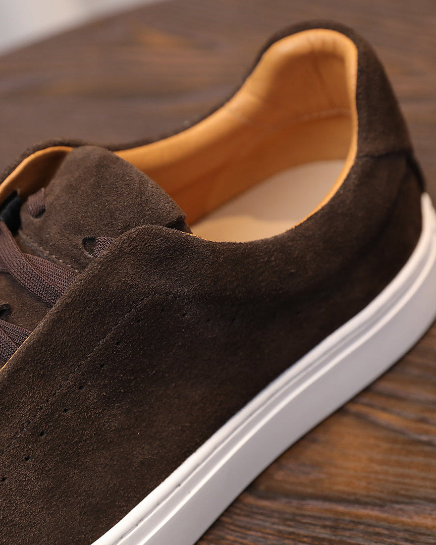 The Softey® Suede Low Sneakers - brown