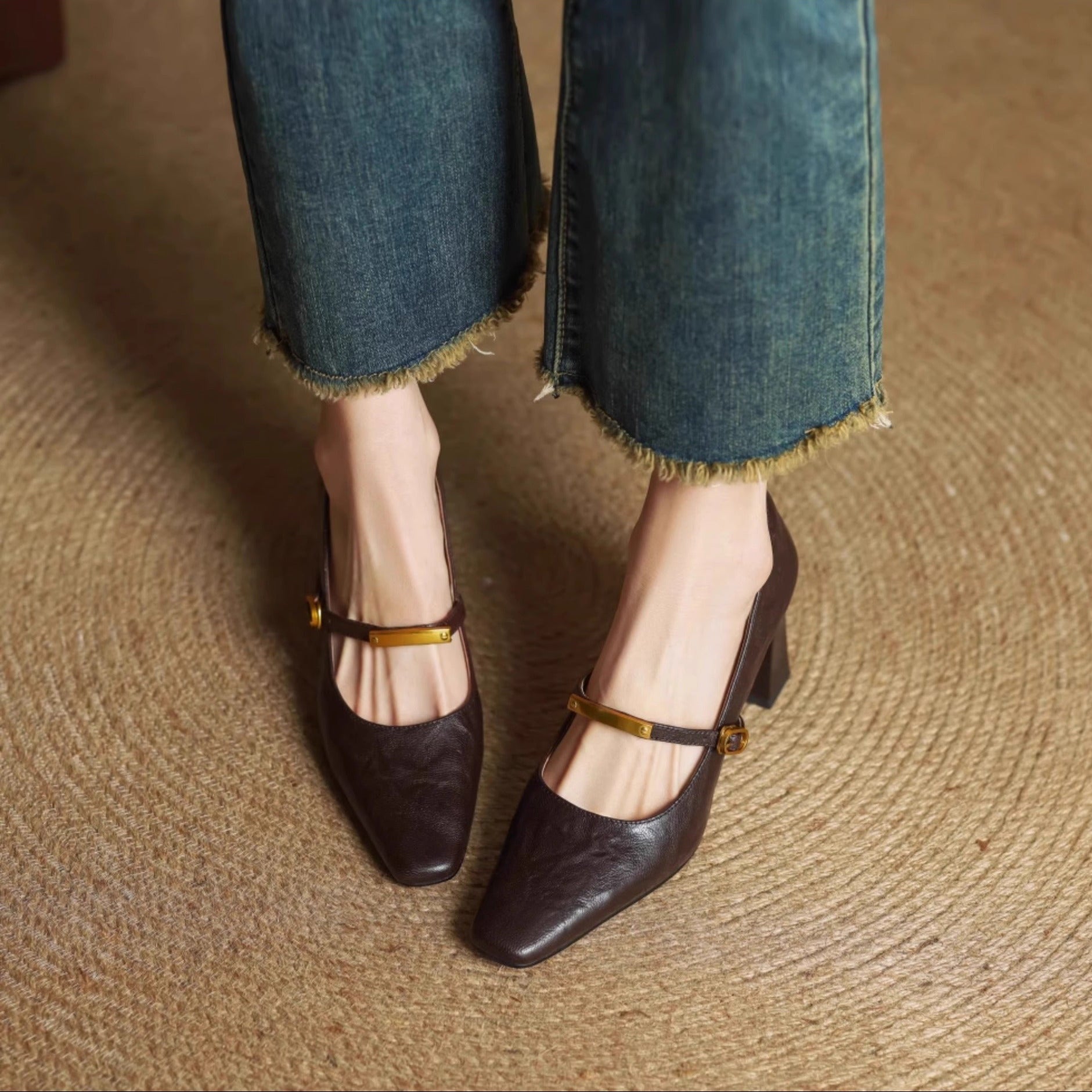 CALIANTE — Square-Toe Heels