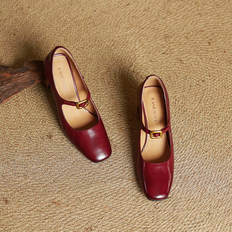 CELINDA — Talons en cuir véritable