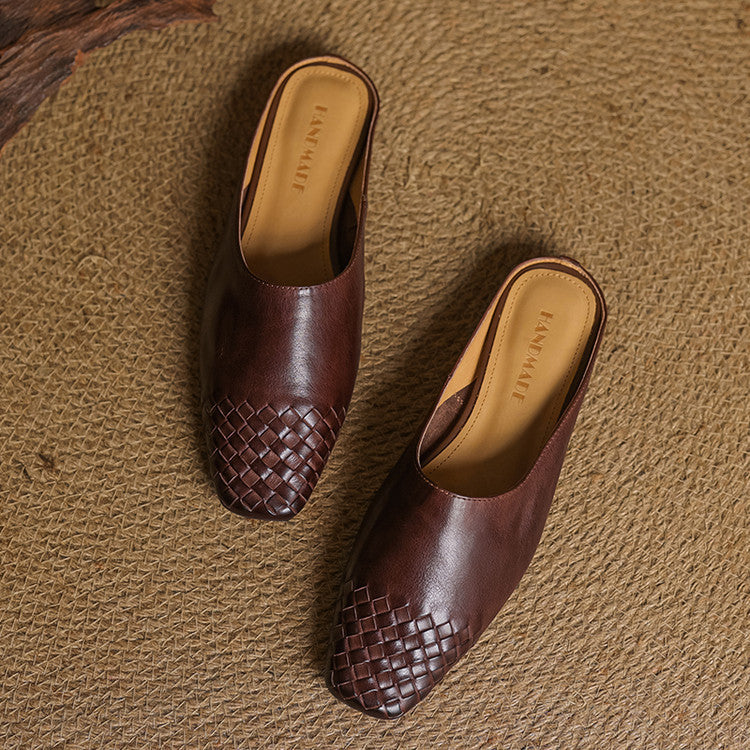 CALIANA — Artisan Woven Mules