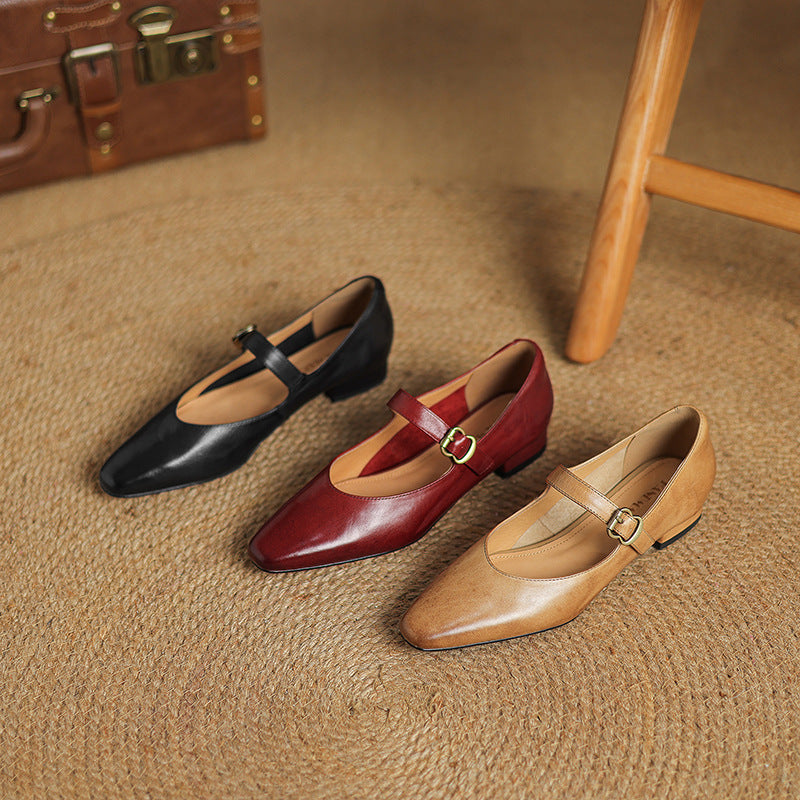 MIRALIA — Genuine Leather Heels