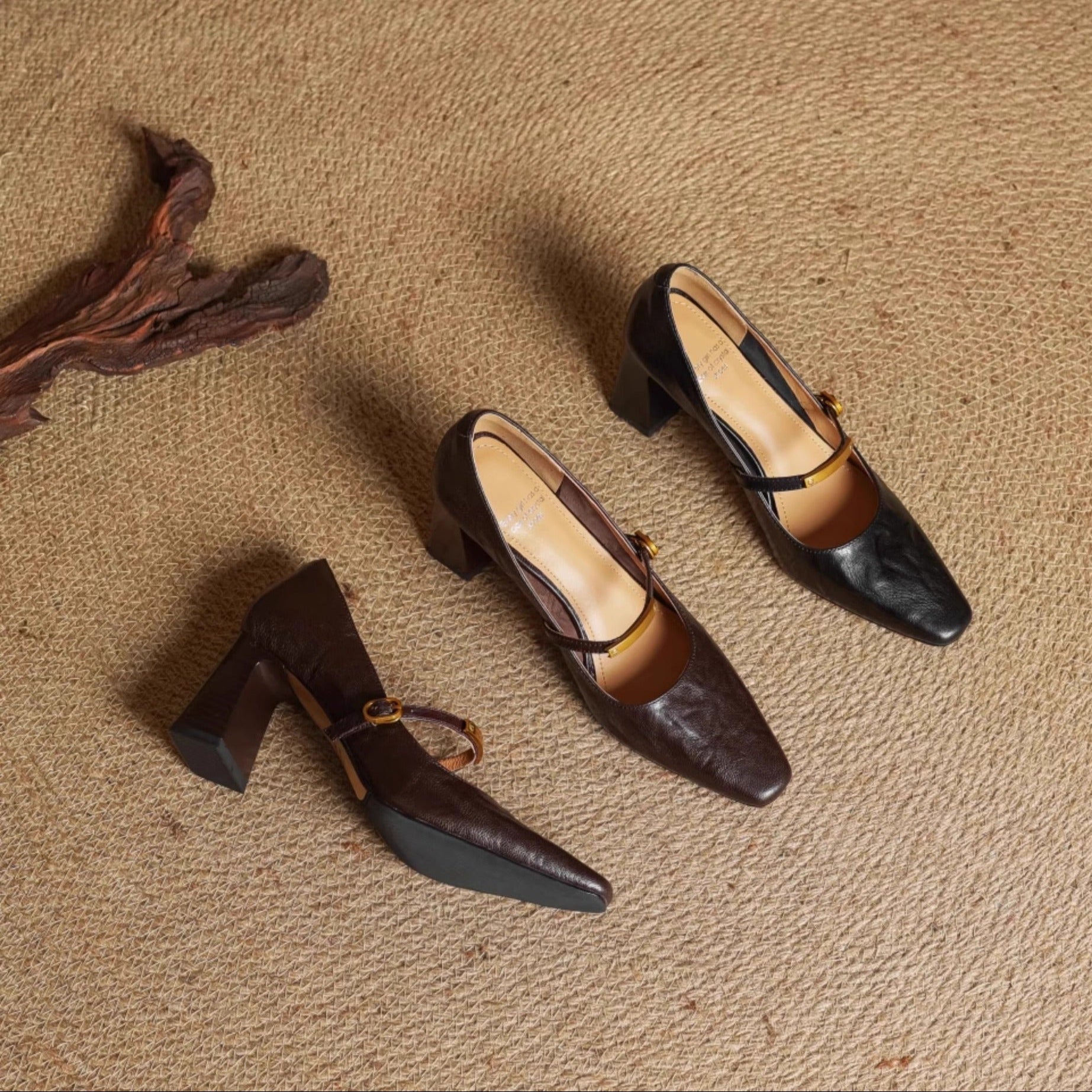 CALIANTE — Square-Toe Heels