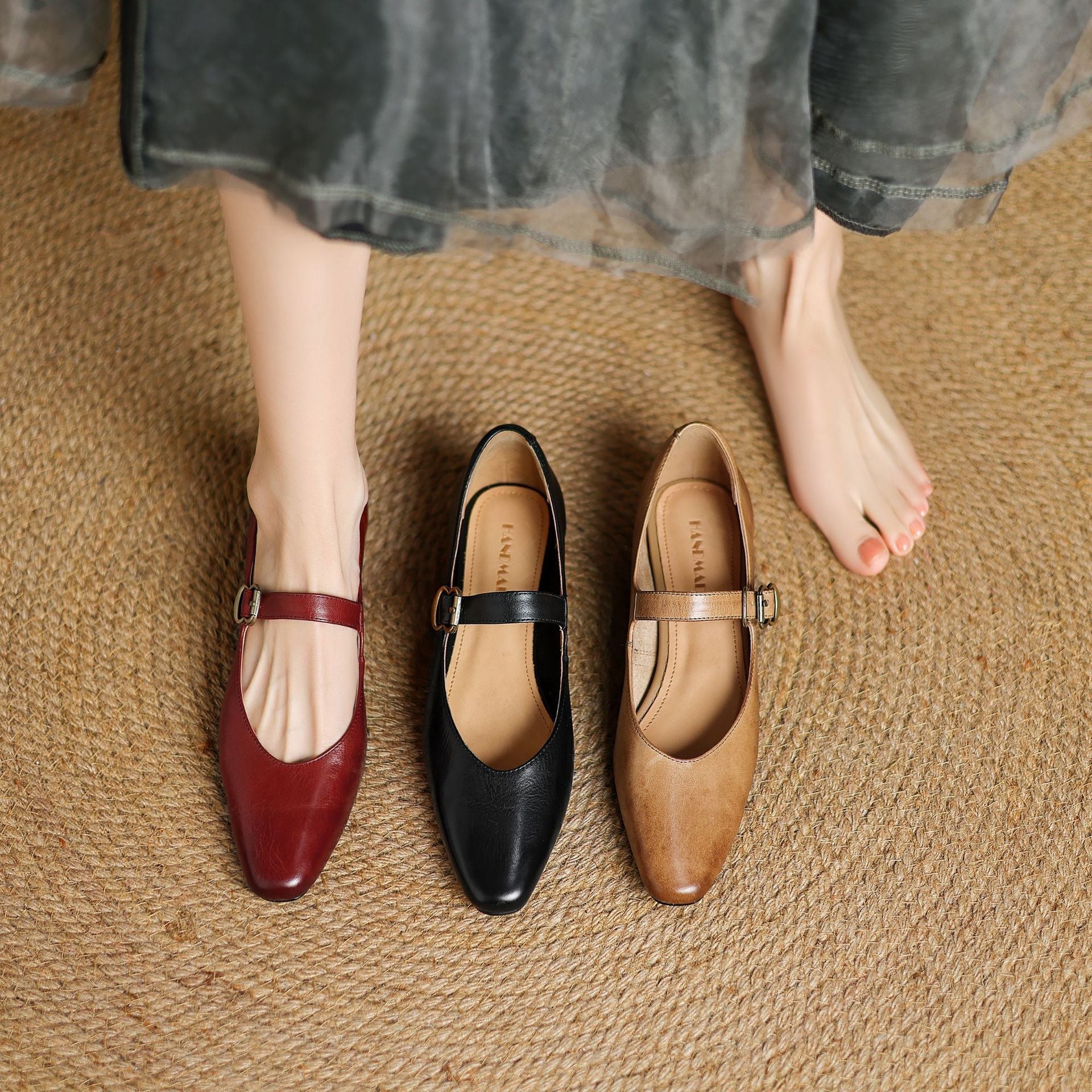 MIRALIA — Genuine Leather Heels