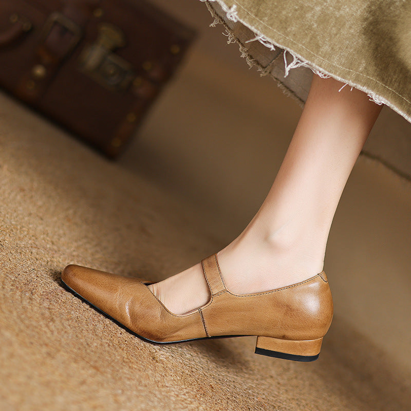 MIRALIA — Genuine Leather Heels