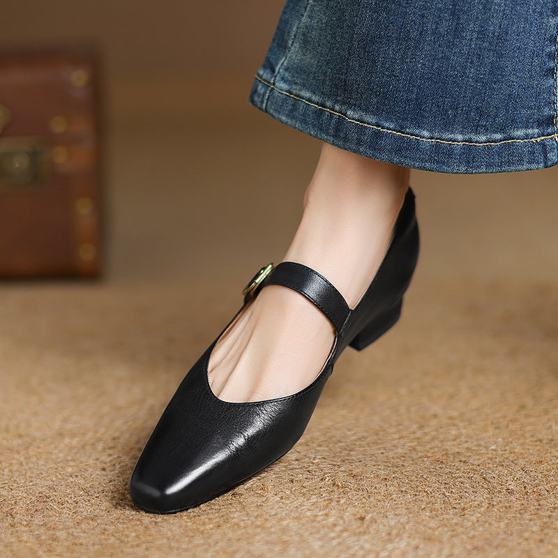 MIRALIA — Genuine Leather Heels