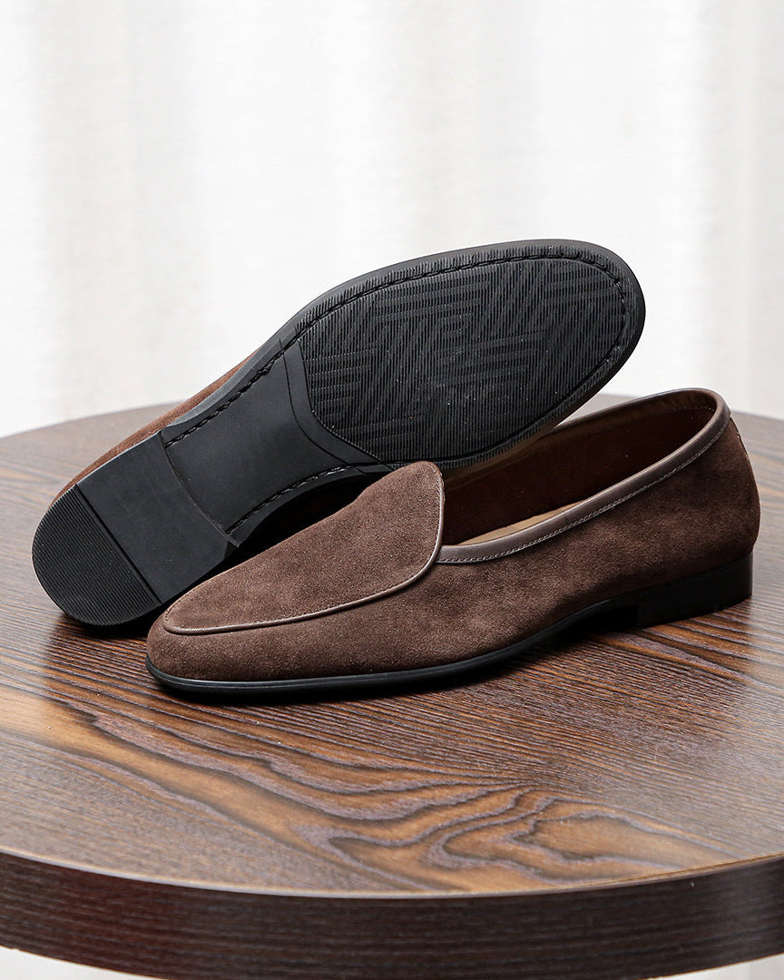 The Softey® Suede Penny Loafers