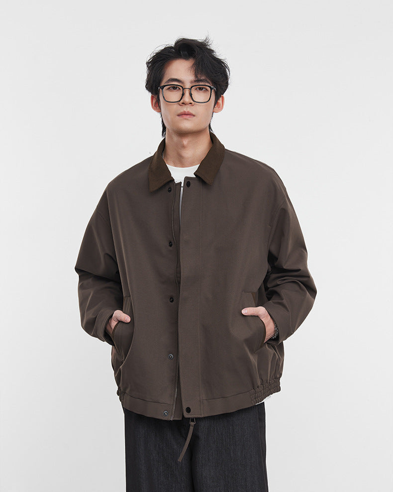 Cropped Barn-Style Jacket