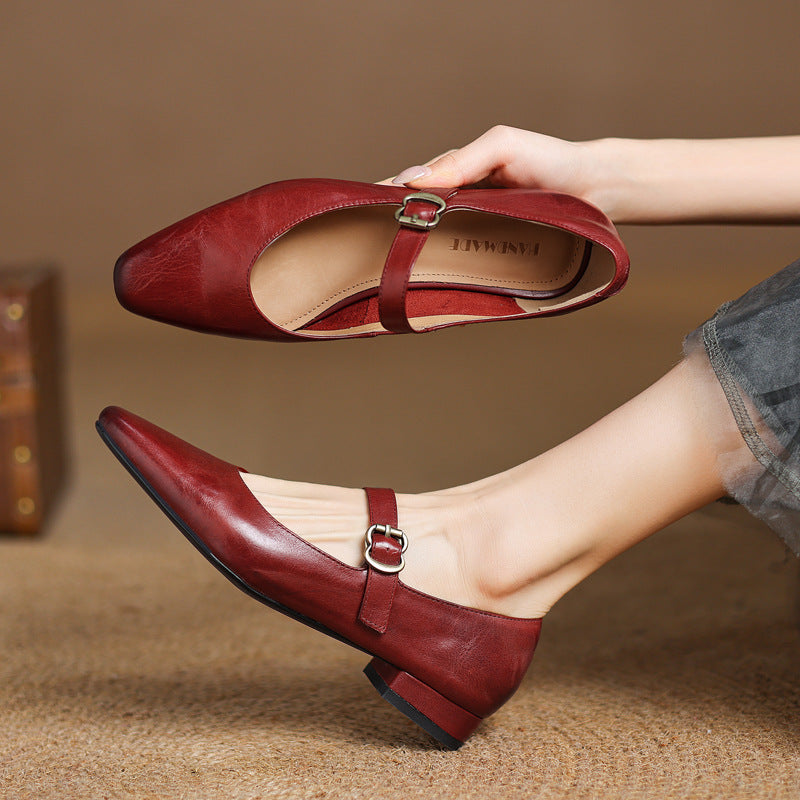 MIRALIA — Genuine Leather Heels