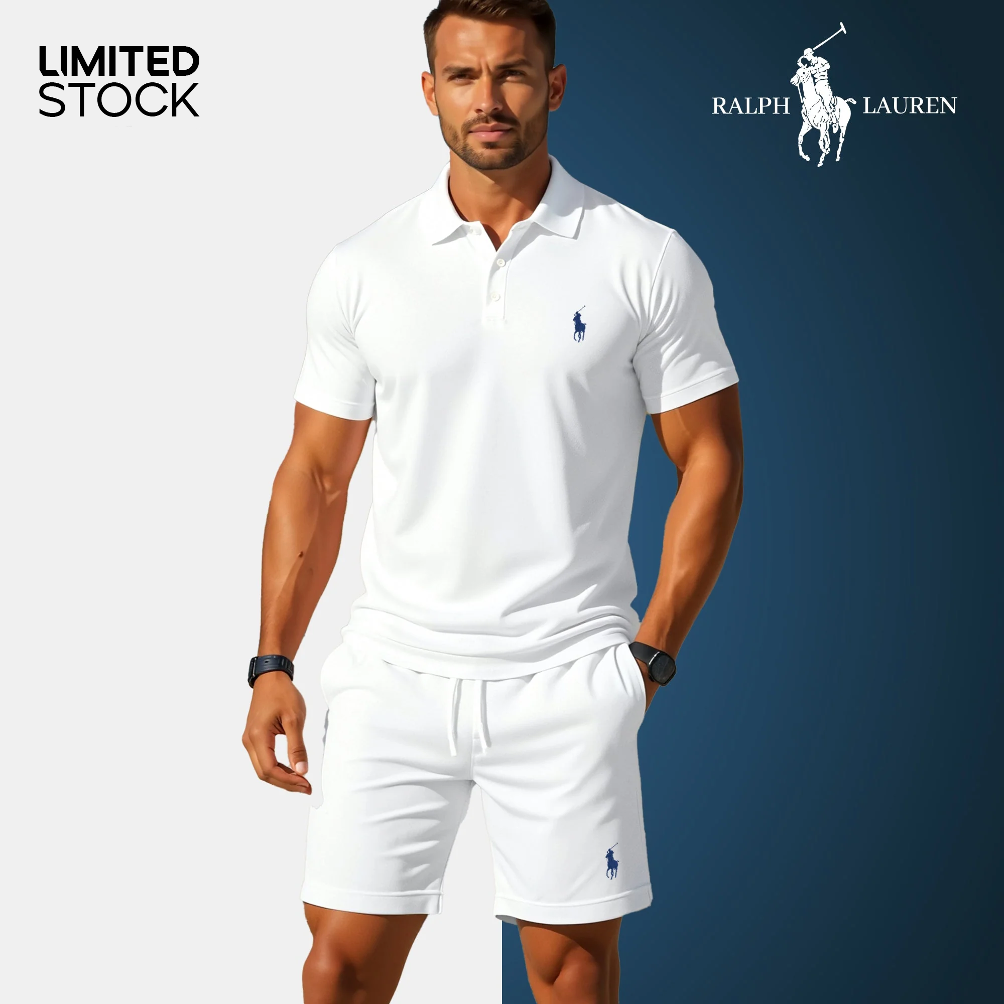 Men's Polo & Shorts Set – Limited Edition