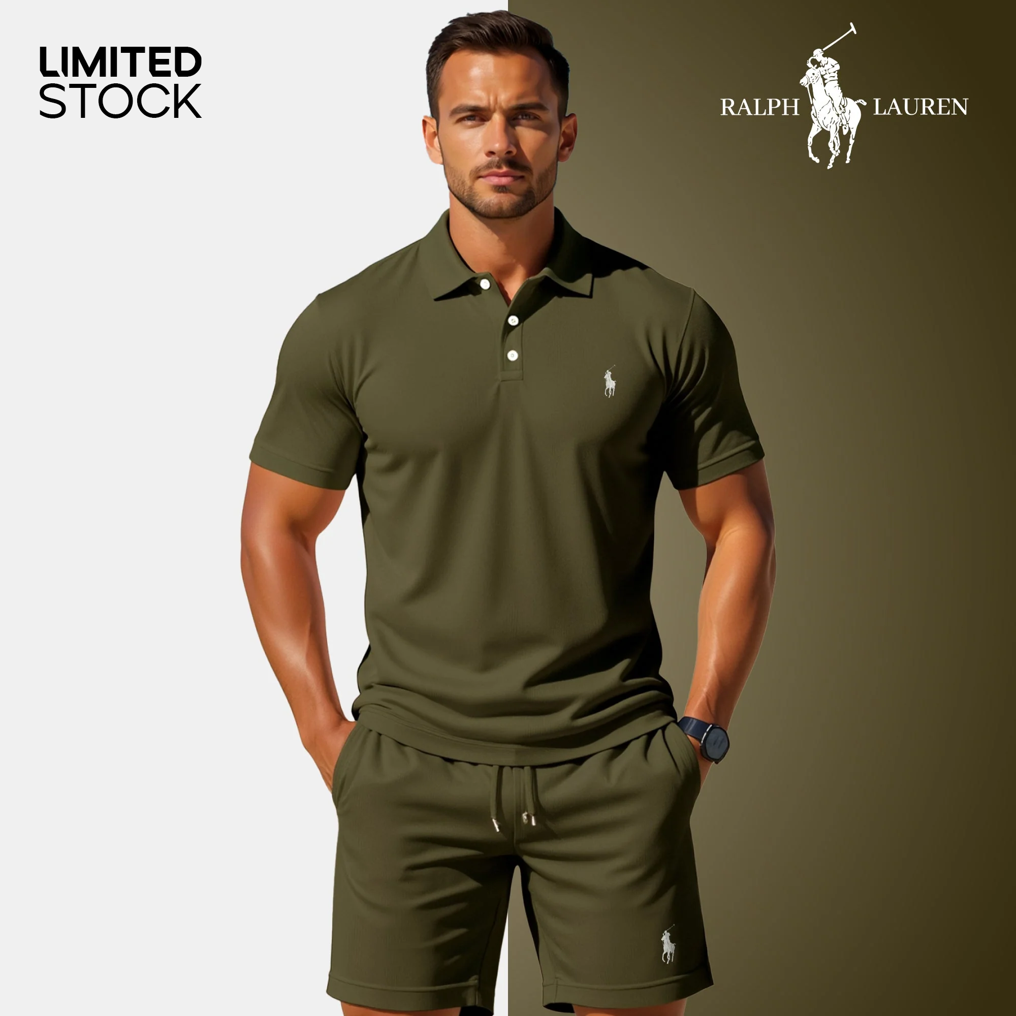 Men's Polo & Shorts Set – Limited Edition