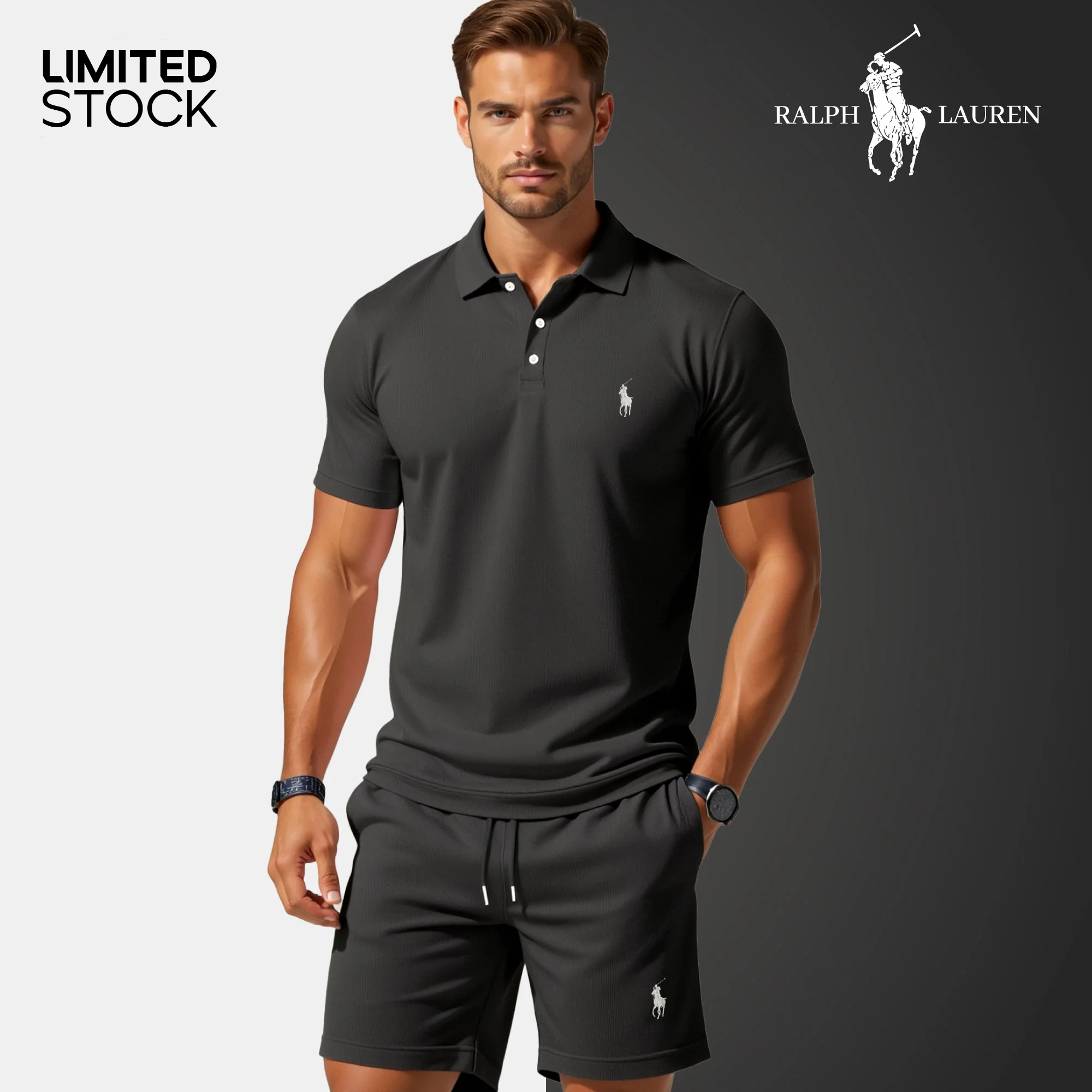 Men's Polo & Shorts Set – Limited Edition
