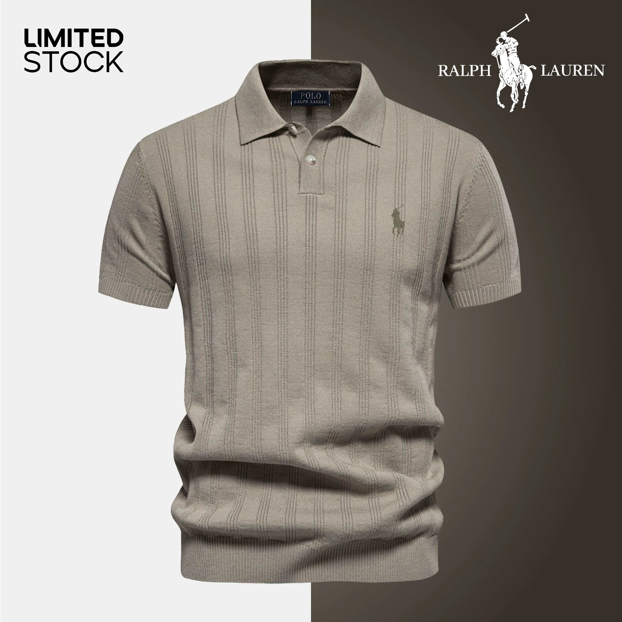 Premium Textured Polo for Men