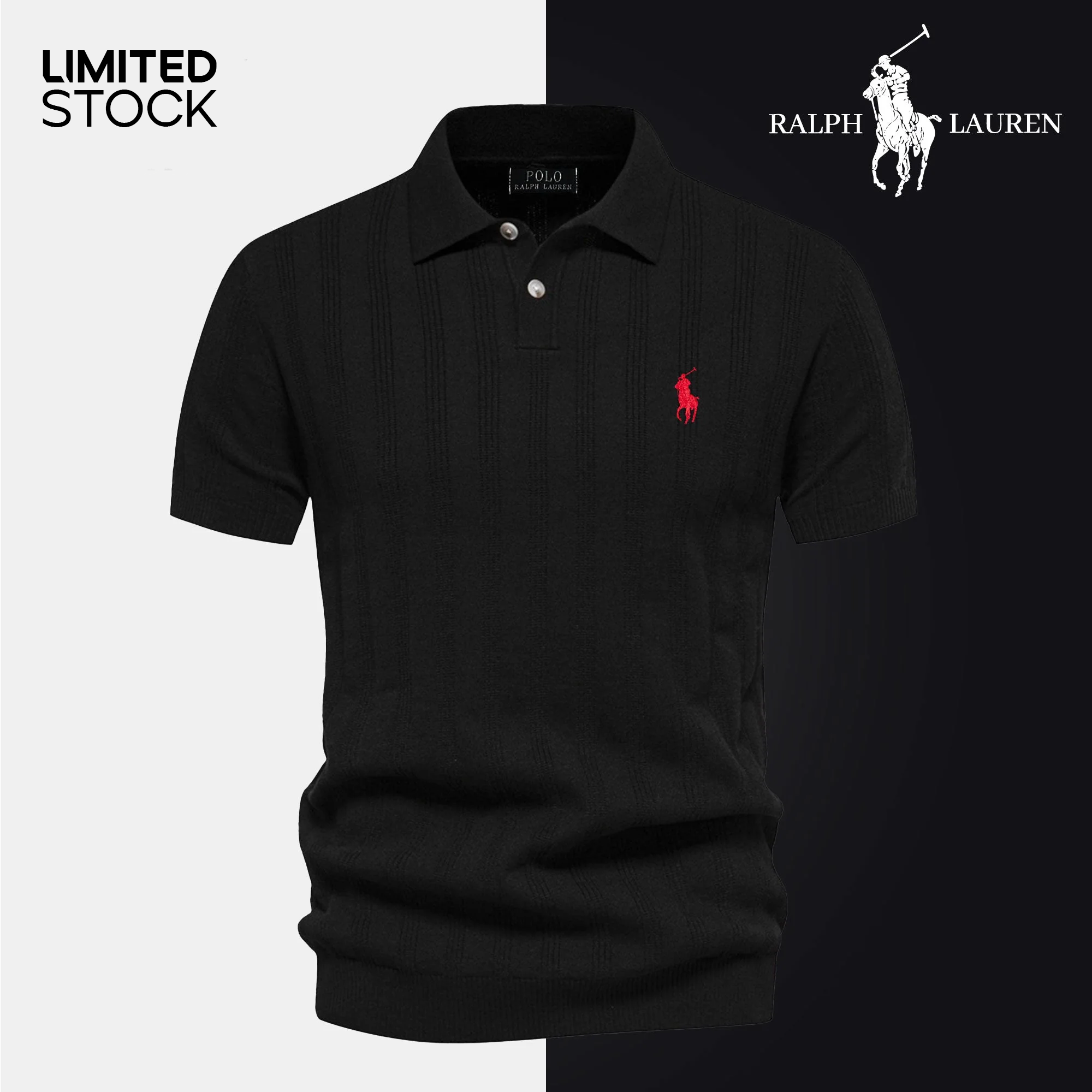 Premium Textured Polo for Men