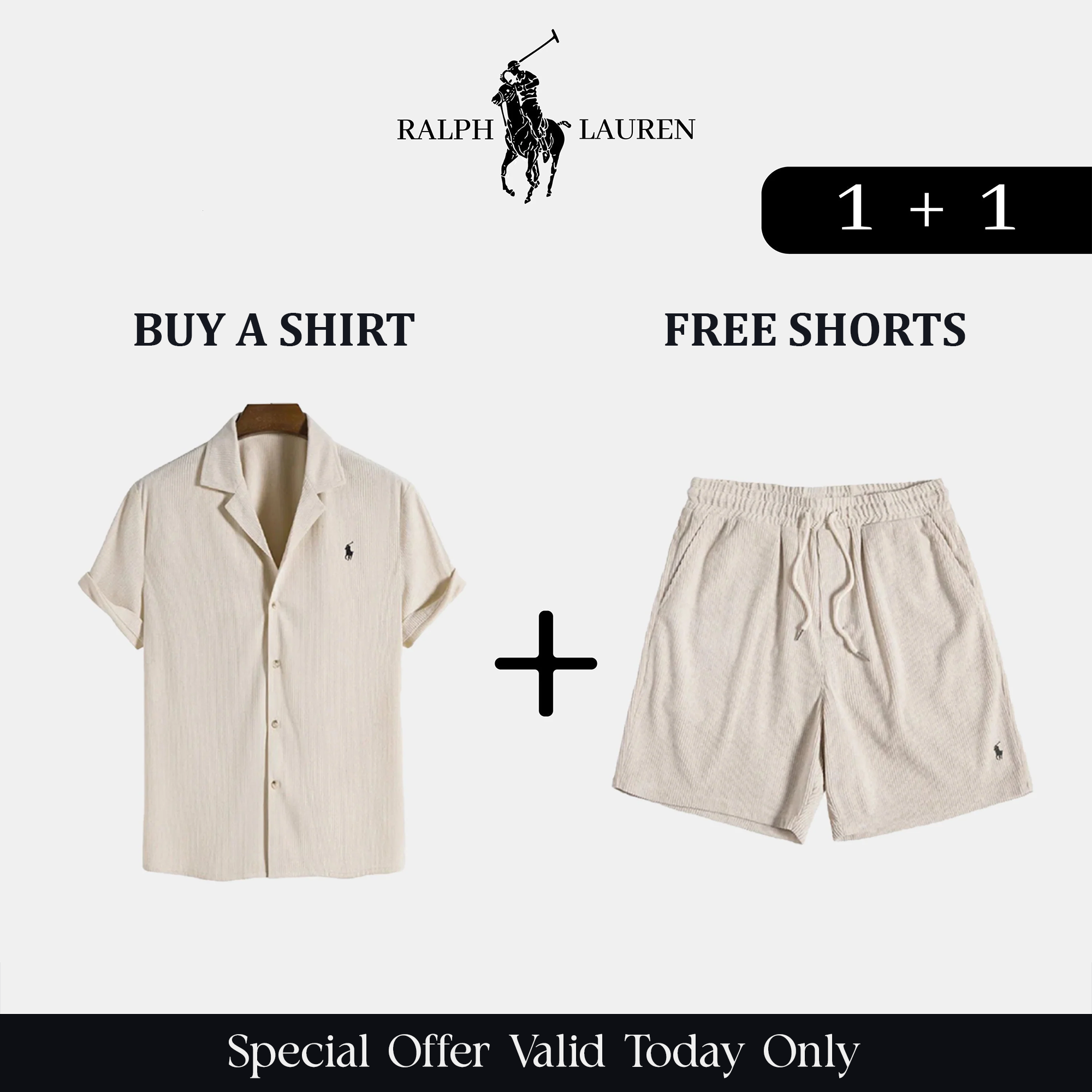 Elegant Shirt with Complimentary Shorts