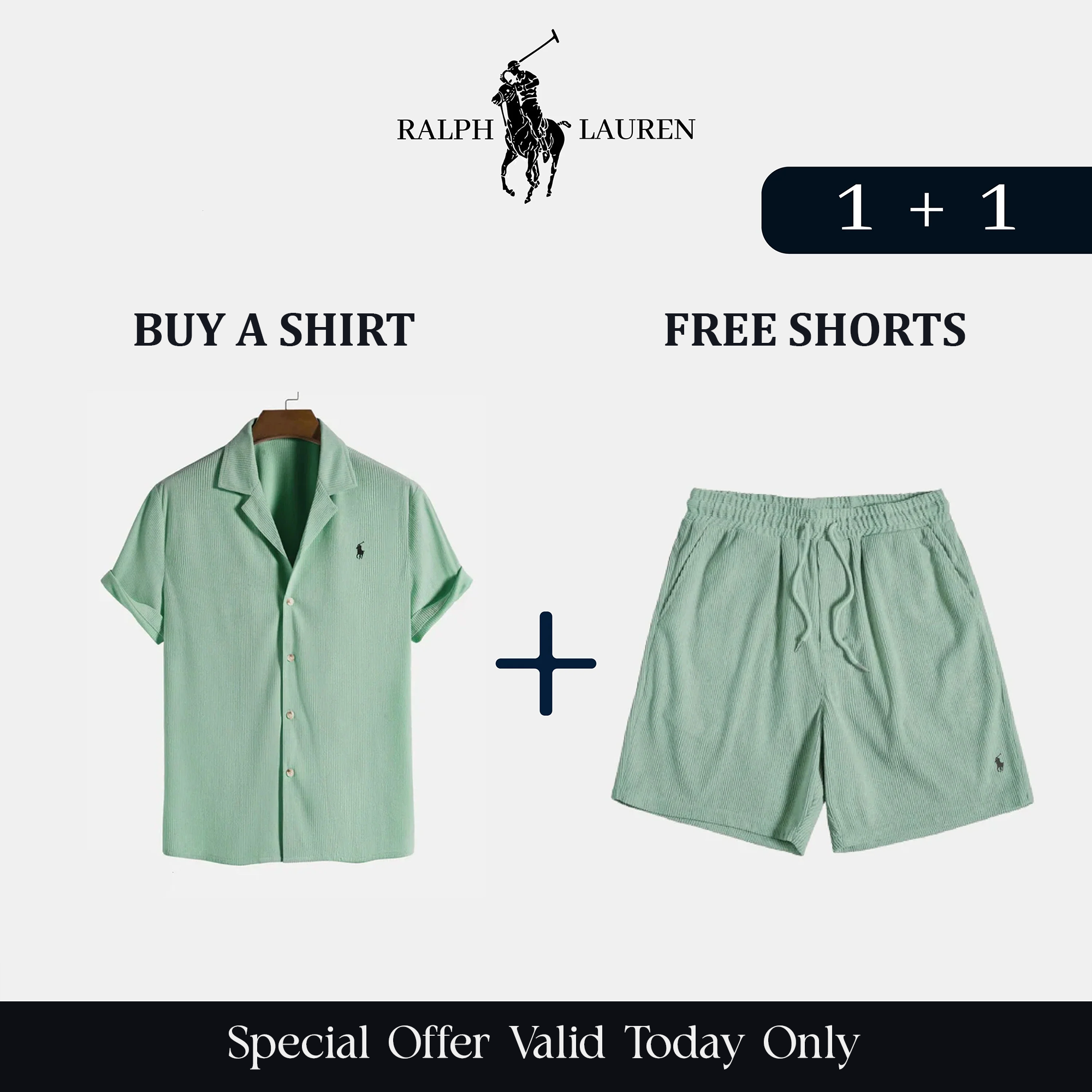 Elegant Shirt with Complimentary Shorts